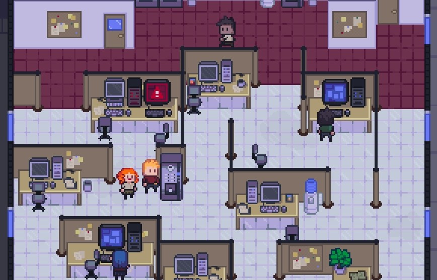 Vue de l'open space de Programmer's Odyssey