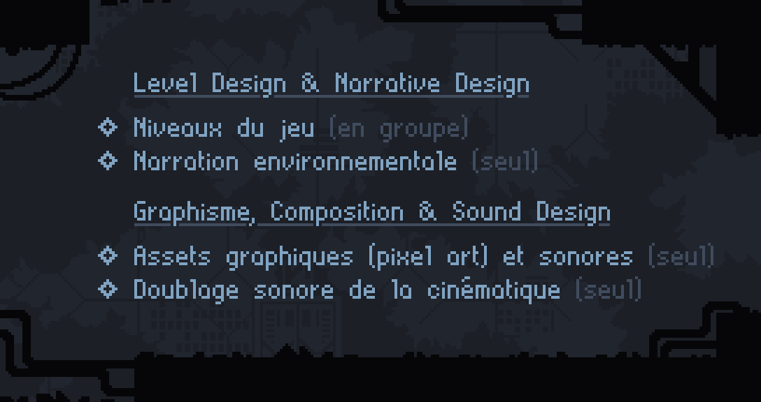 Mon travail dans le cadre de [unNamed]